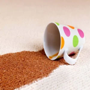 لکه چای روی فرش